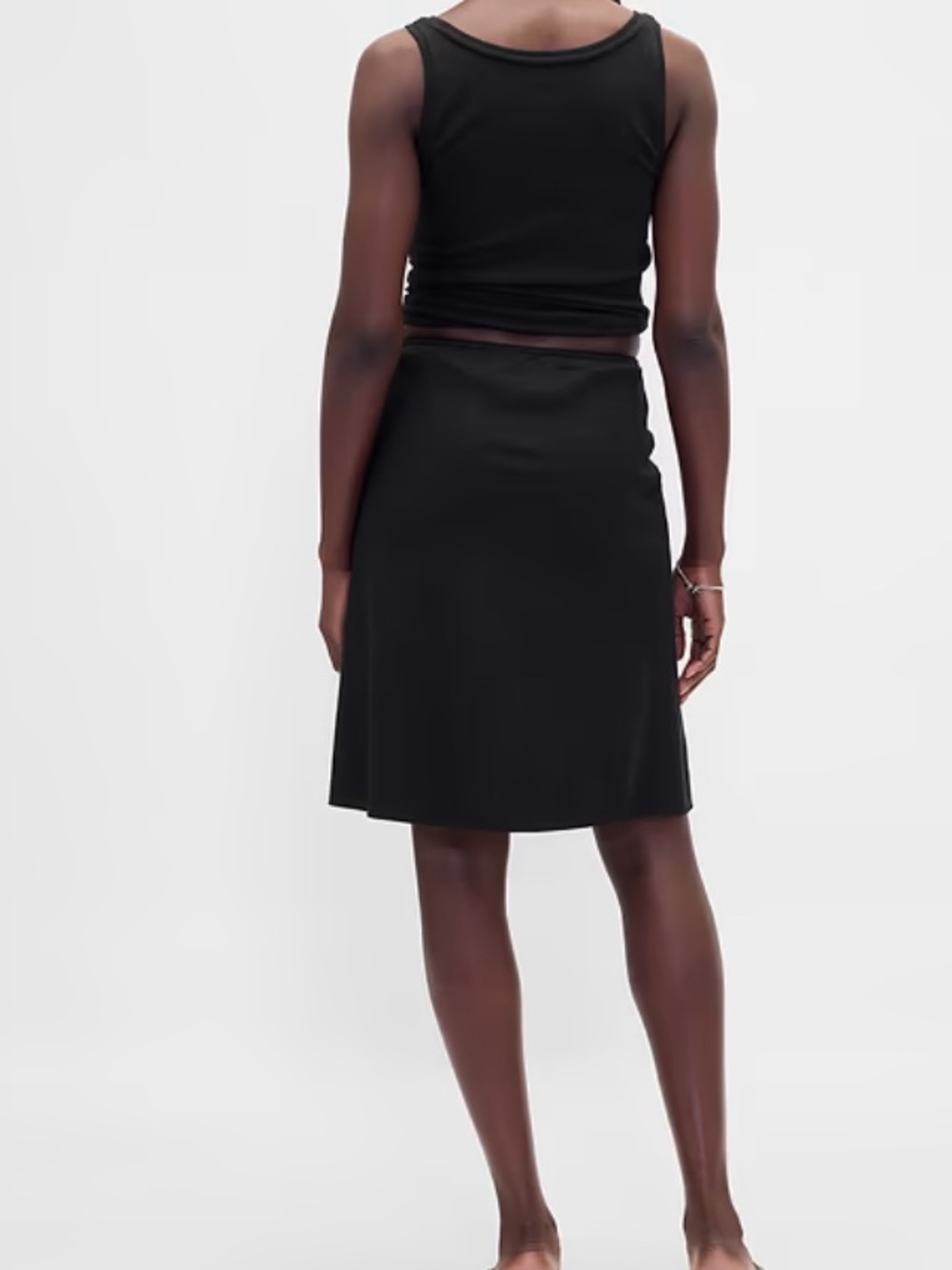 NWT Gap Linen-Blend Bias-Cut Skirt - Picture 3 of 3